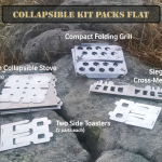SIEGE Flat-Pack Stove and Accessories