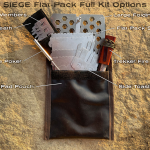 SIEGE Full Flat-Pack Stove Kit with Large Grill, and Fire Starter
