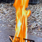 Big fire from IKEA stove