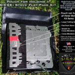 Full Kit including Large Grill on top of Knee-Pad Pouch